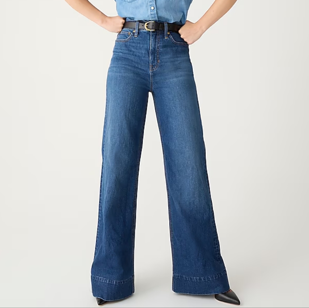 J Crew Denim Trouser Wesley Wash Size 30